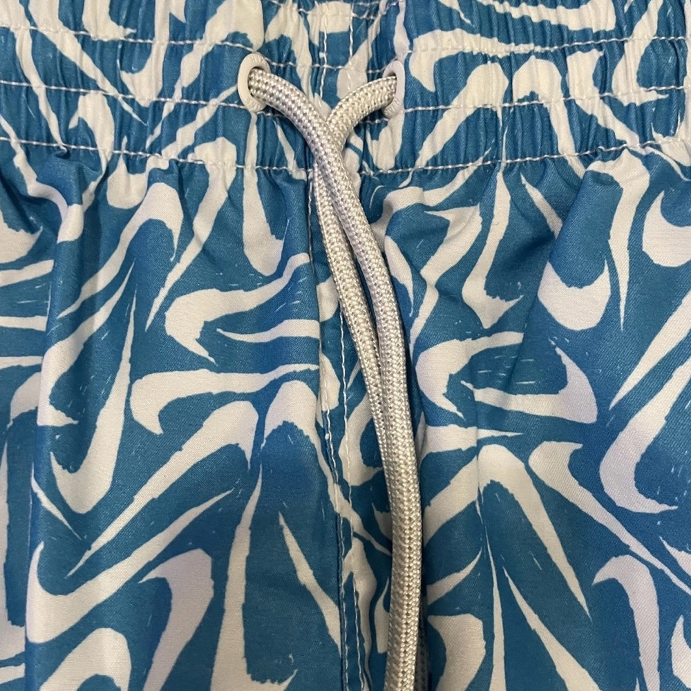 Nike Swoosh Union Blue All Over Print Swim Trunks Men’s Large Rare - Picture 3 of 8